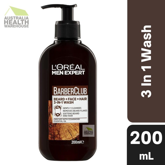 L'Oreal Men Expert Barber Club 3 in 1 Wash 200mL