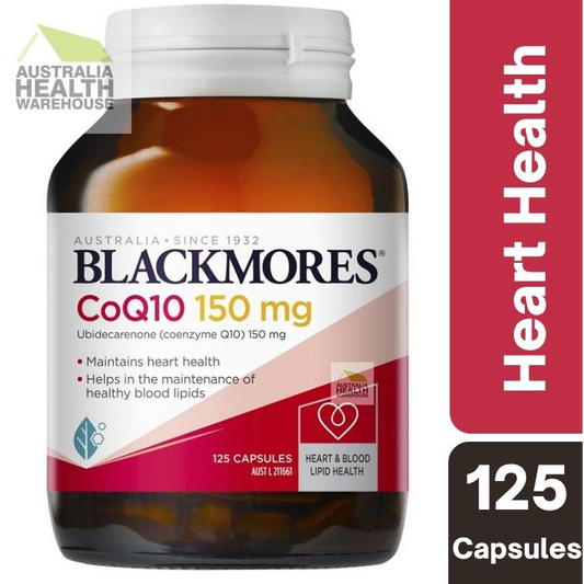 [Expiry: 09/2027] Blackmores CoQ10 150mg 125 Capsules