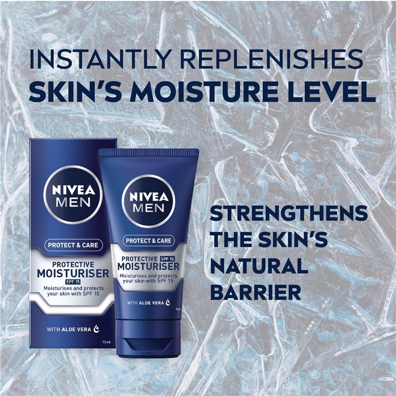 Nivea Men Protect & Care Protective Moisturiser SPF 15 75mL