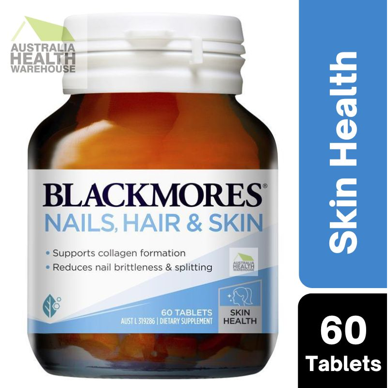 [CLEARANCE Expiry: 18/07/2024] Blackmores Nails Hair & Skin 60 Tablets