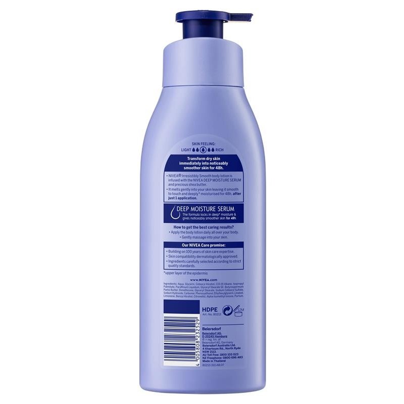 Nivea Body Lotion Irresistibly Smooth - Dry Skin 400mL