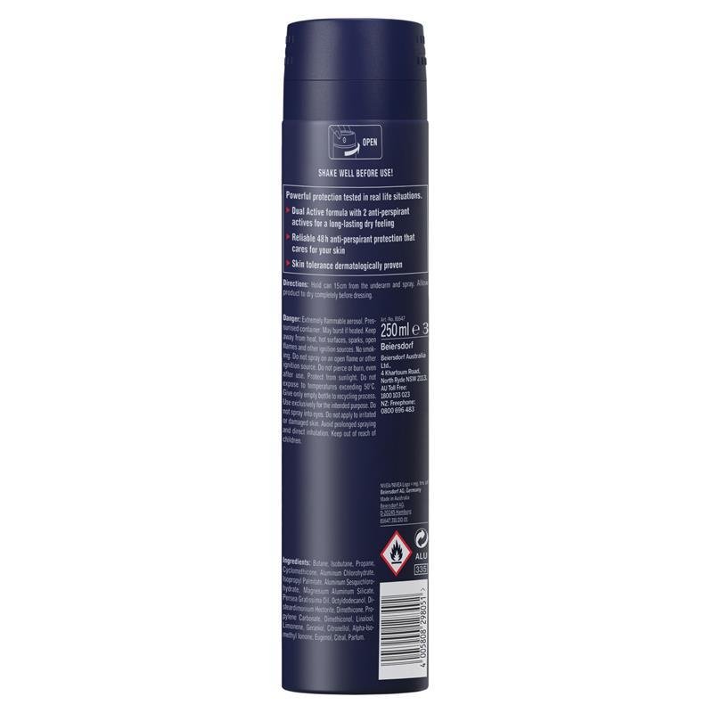 Nivea Men Everyday Active Anti-Perspirant Deodorant Spray 250mL