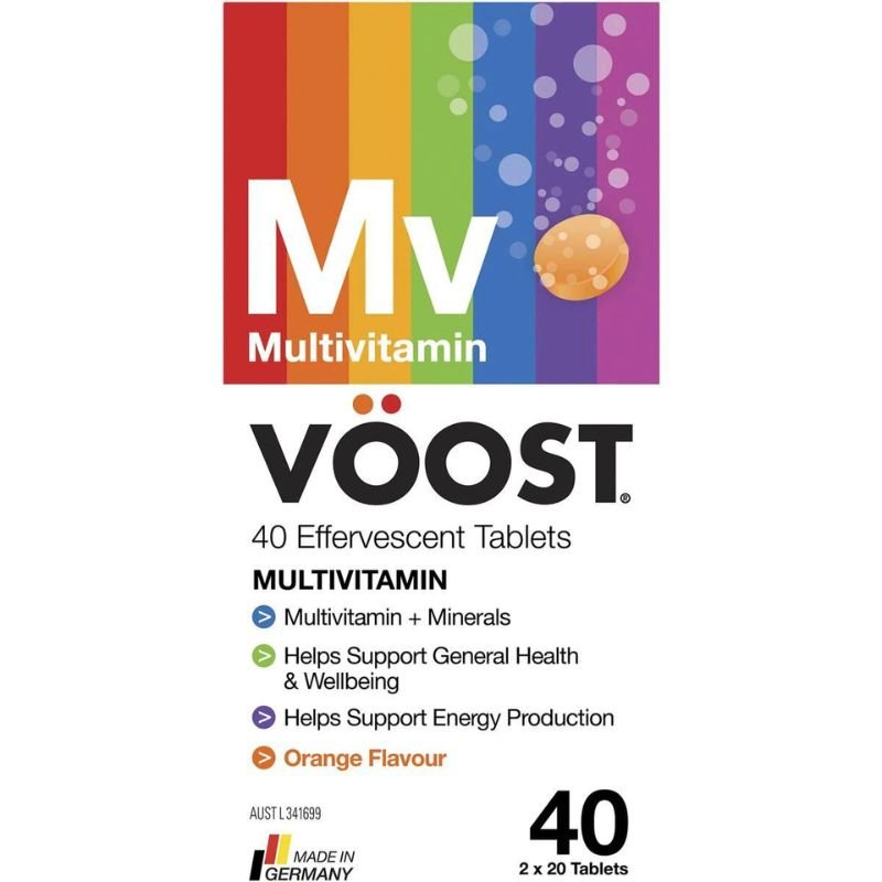 [Expiry: 07/2025] Voost Multivitamin Effervescent 40 Tablets