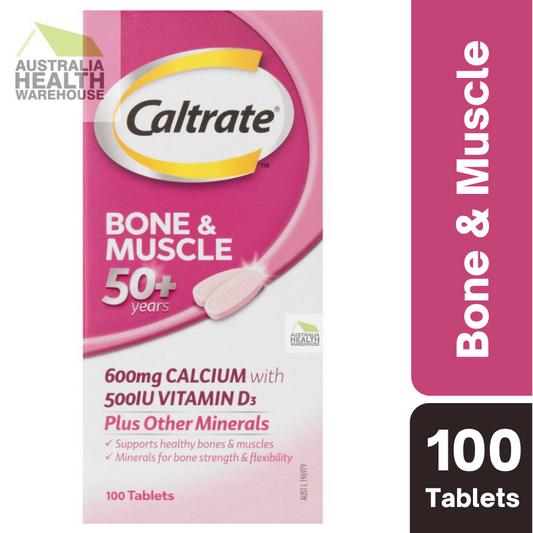 [CLEARANCE Expiry: 02/2025] Caltrate Bone & Muscle 50+ 100 Tablets