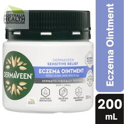 [Expiry: 09/2025] DermaVeen Sensitive Relief Eczema Ointment 200mL