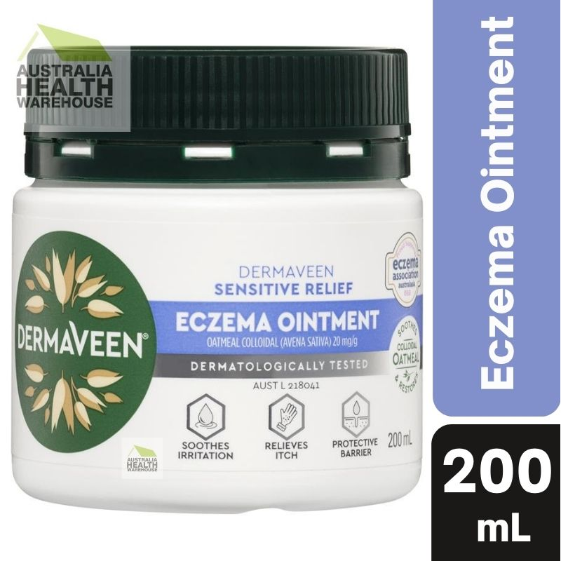 [Expiry: 09/2025] DermaVeen Sensitive Relief Eczema Ointment 200mL