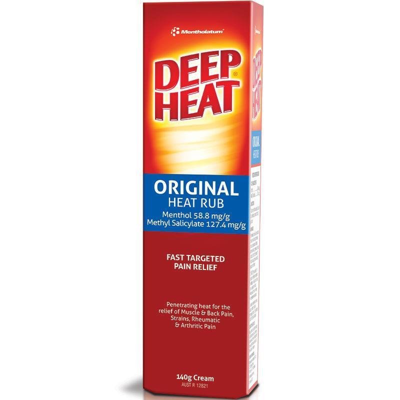 [Expiry: 10/2026] Deep Heat Original Heat Rub 140g