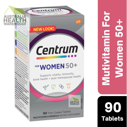 [Expiry: 11/2025] Centrum For Women 50+ Multivitamin 90 Tablets