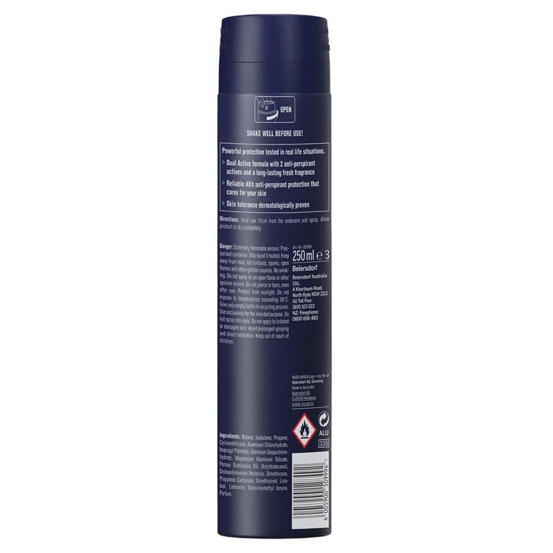 Nivea Men Everyday Active Fresh Anti-Perspirant Deodorant Spray 250mL