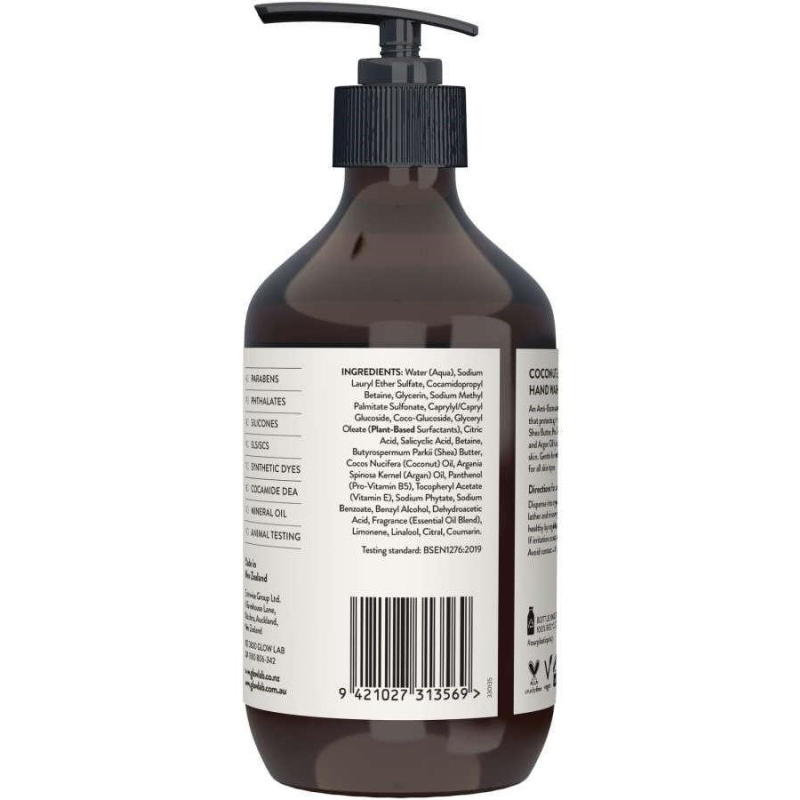 Glow Lab Coconut & Cedar Hand Wash Antibacterial 300mL April 2024