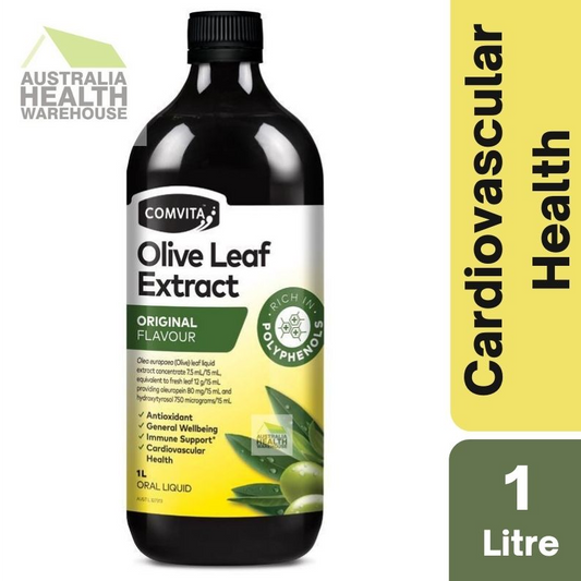 [Expiry: 08/2026] Comvita Olive Leaf Extract Original Flavour 1 Litre