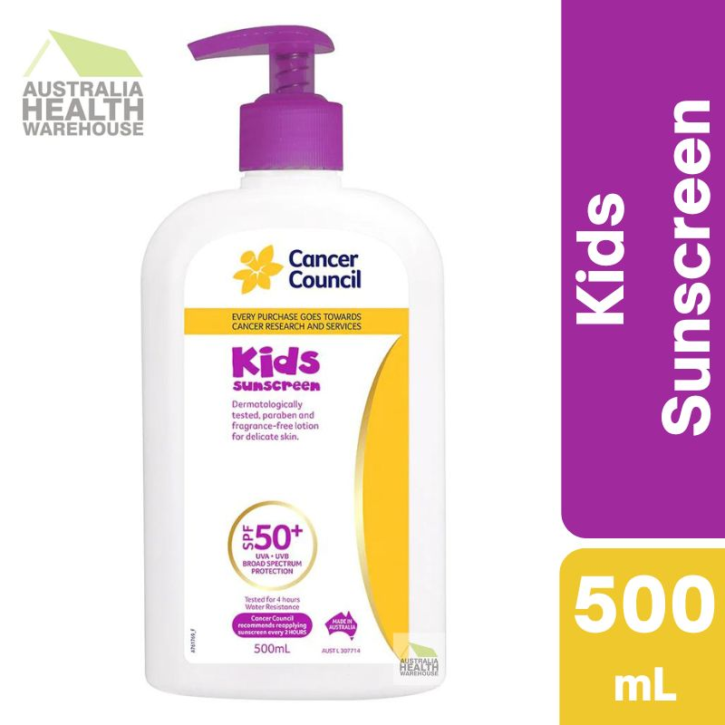 [Expiry: 08/2026] Cancer Council Kids Sunscreen Pump SPF 50+ 500mL