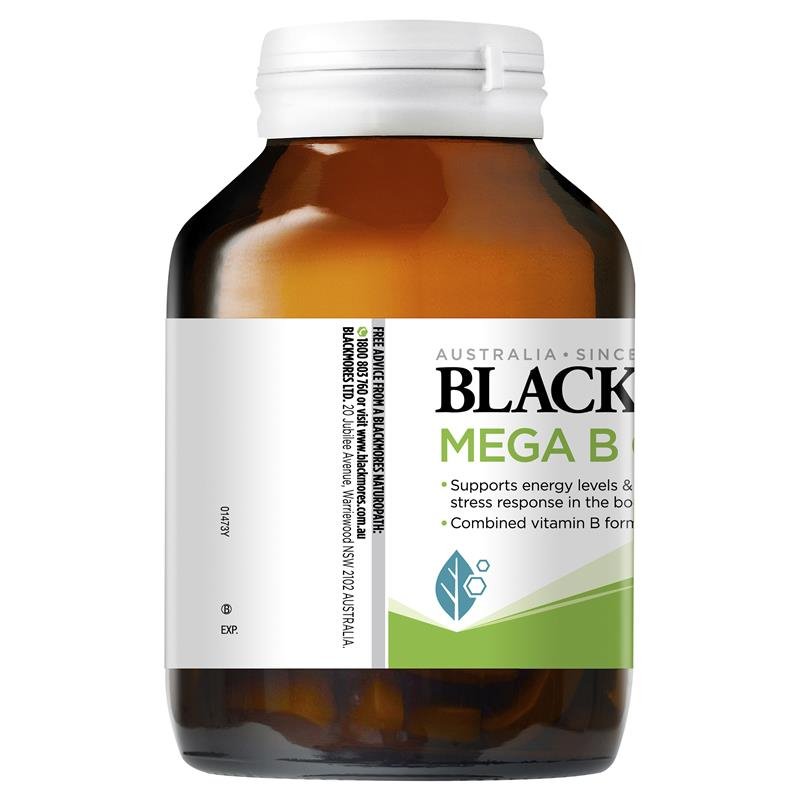 [Expiry: 08/2025] Blackmores Mega B Complex 200 Tablets