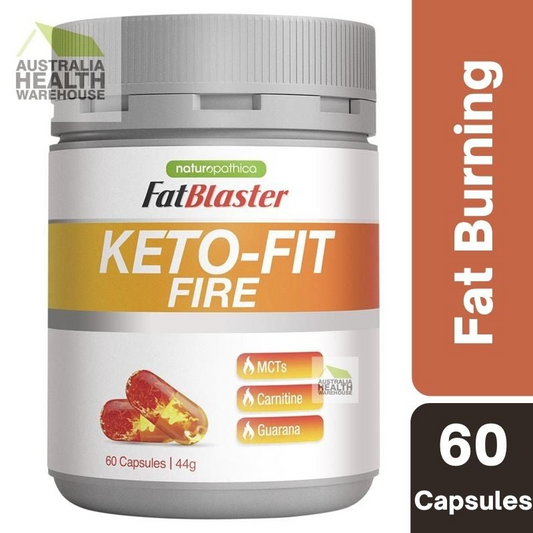 [CLEARANCE Expiry: 01/2025] Naturopathica Fatblaster Keto Fit Fire 60 Capsules