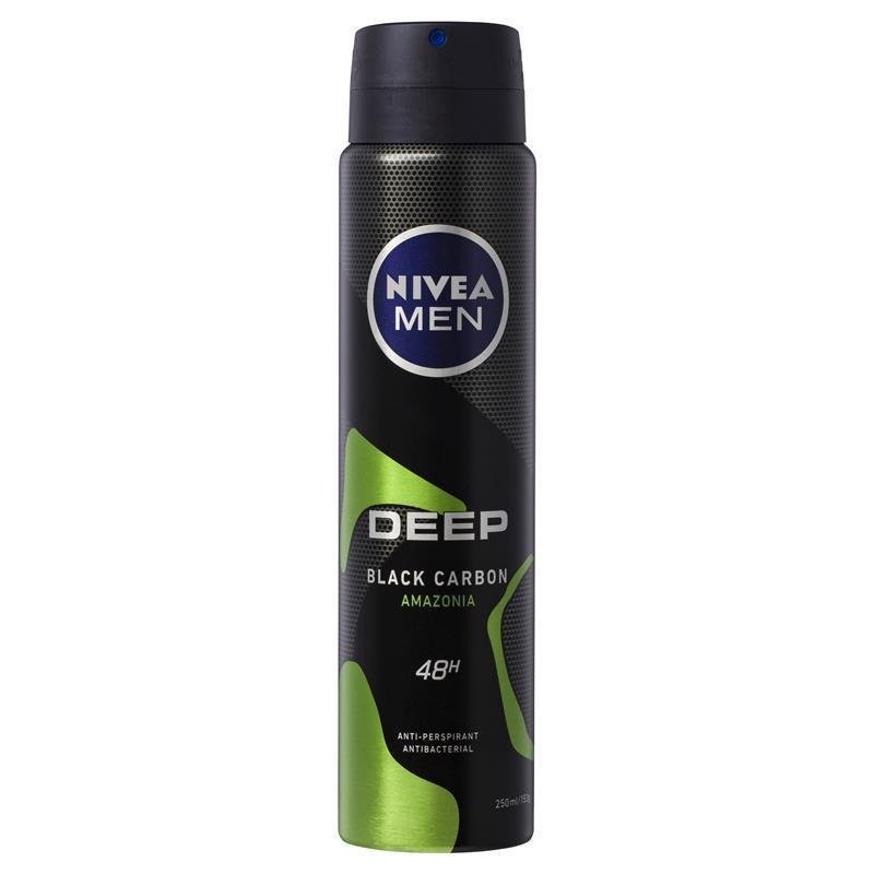 Nivea Men Deep Amazonia Anti-Perspirant Deodorant Spray 250mL