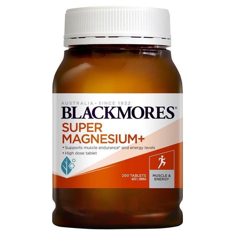 [Expiry: 10/2025] Blackmores Super Magnesium Plus 200 Tablets