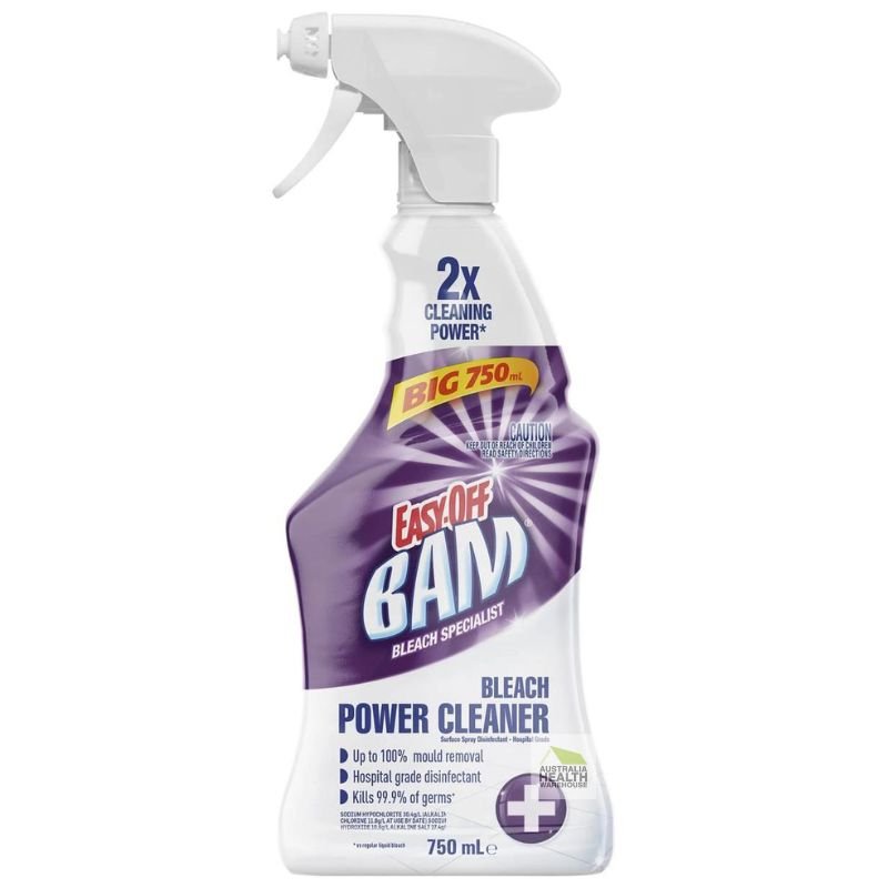 Easy-off Bam Bleach Power Cleaner Trigger Spray 750mL April 2025