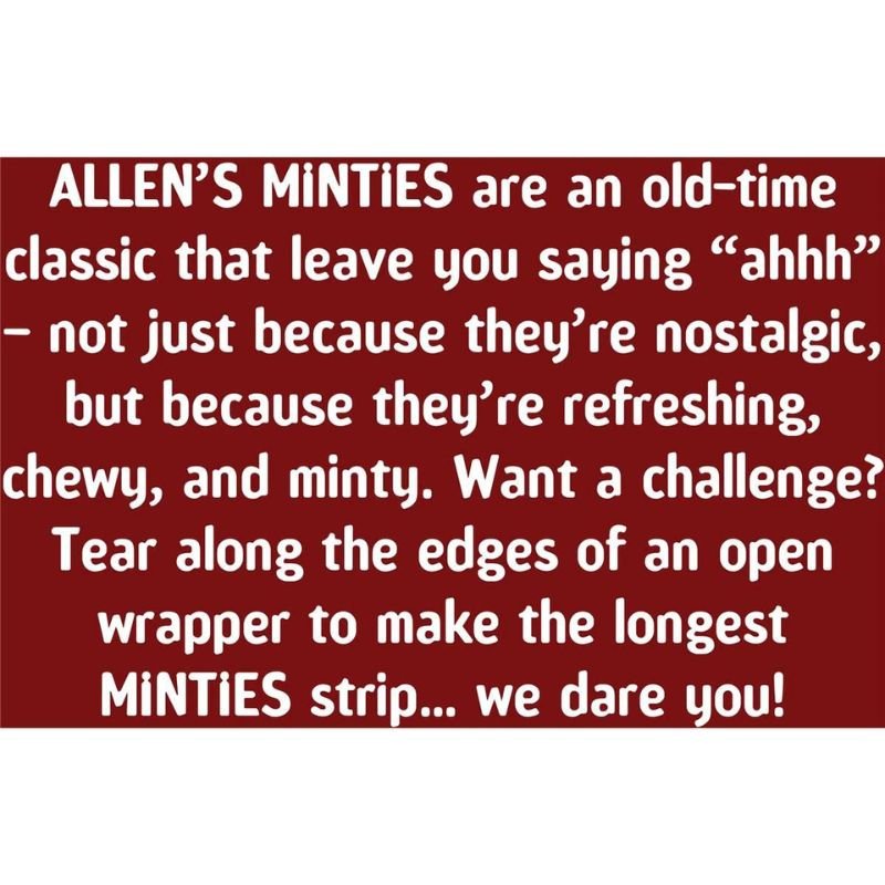 [Expiry: 12/2024] Allen's Minties 375g