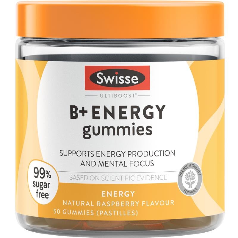 [CLEARANCE Expiry: 10/2024] Swisse Ultiboost B+ Energy 50 Gummies