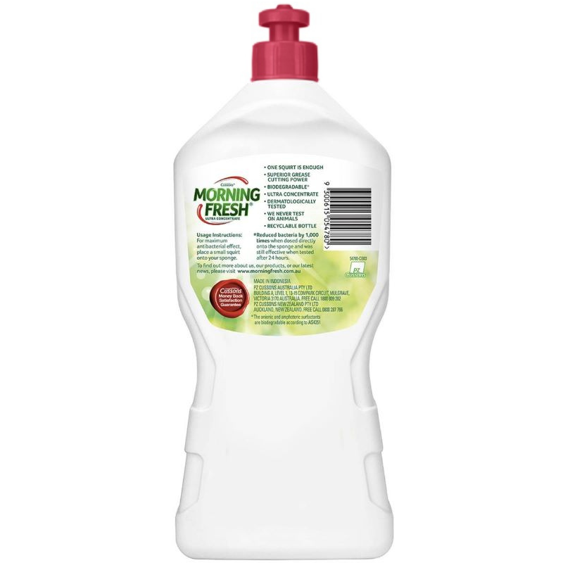 Morning Fresh Dishwashing Liquid Raspberry & Crisp Apple 900mL