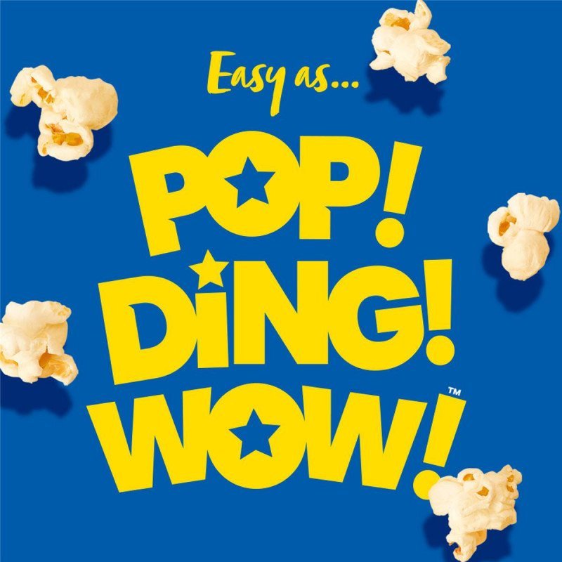 [Expiry: 21/06/2025] Poppin Microwave Popcorn Sweet & Salty Flavour 100g