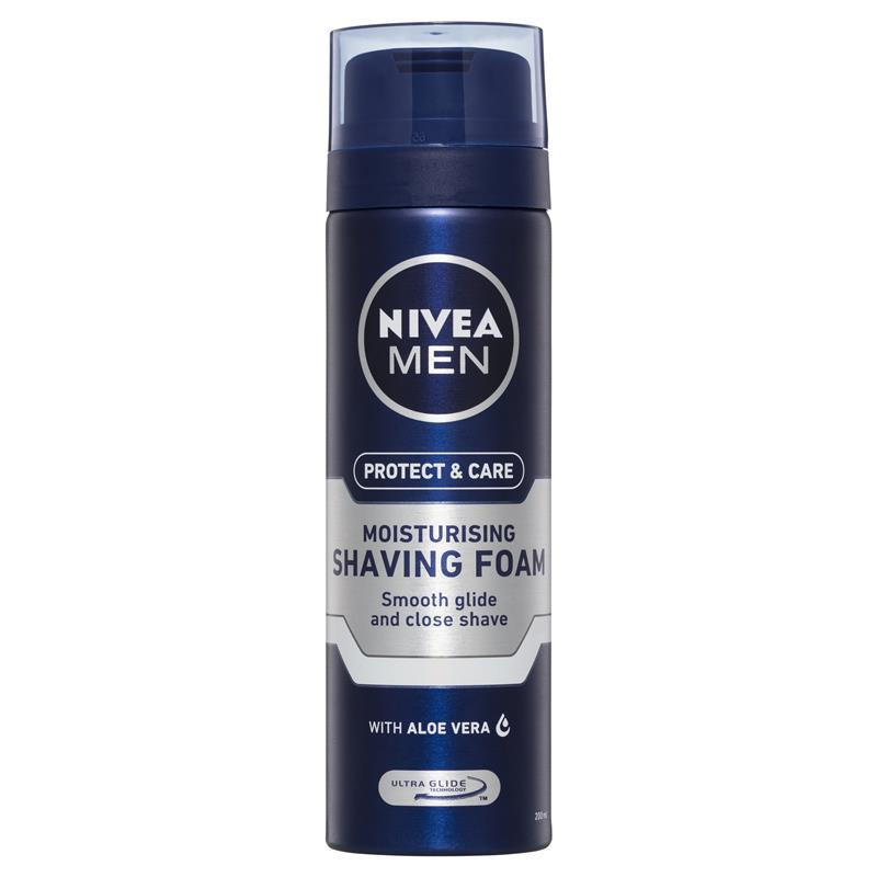 Nivea Men Protect & Care Moisturising Shaving Foam 200mL