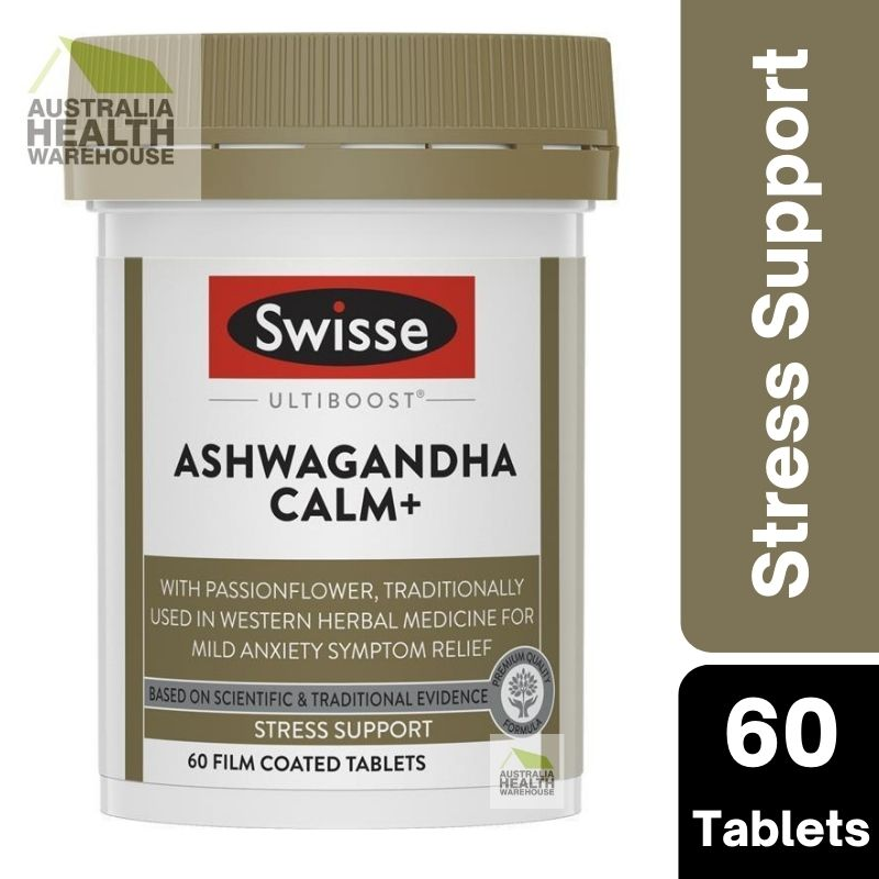 [Expiry: 11/2025] Swisse Ultiboost Ashwagandha Calm+ 60 Tablets