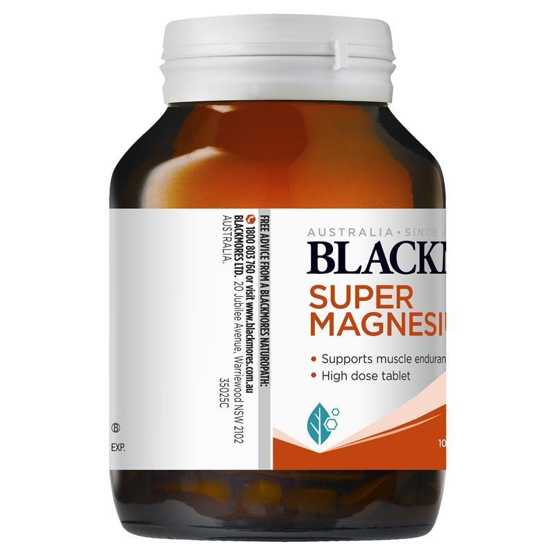 [Expiry: 07/2026] Blackmores Super Magnesium Plus 100 Tablets