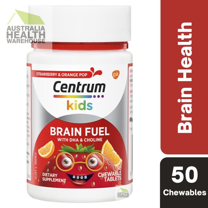 [CLEARANCE: 05/2024] Centrum Kids Brain Fuel 50 Chewable Tablets