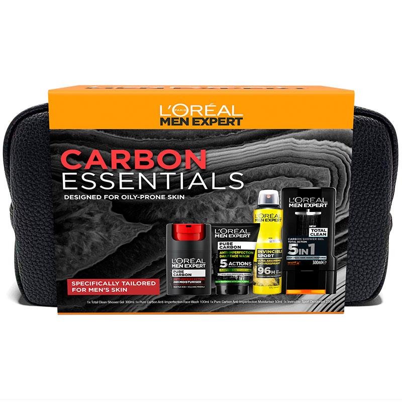 L’Oréal Men Expert Carbon Essentials 4 Piece Gift Set