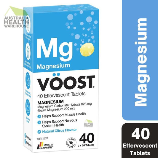 [Expiry: 07/2025] Voost Magnesium Effervescent  40 Tablets