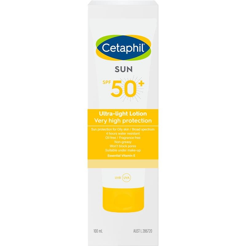 [Expiry: 05/2025] Cetaphil Sun SPF 50+ Ultra Light Lotion 100mL