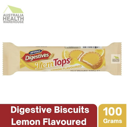 [Expiry: 21/04/2025] Mcvitie's Digestives LemTops Lemon Flavoured 100g