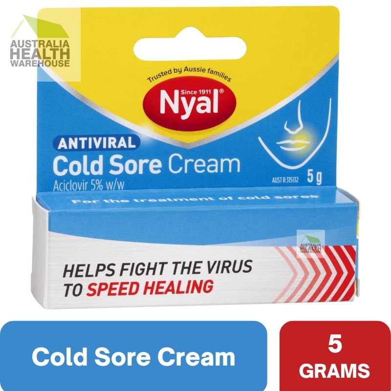 [Expiry: 11/2025] Nyal Antiviral Cold Sore Cream 5g