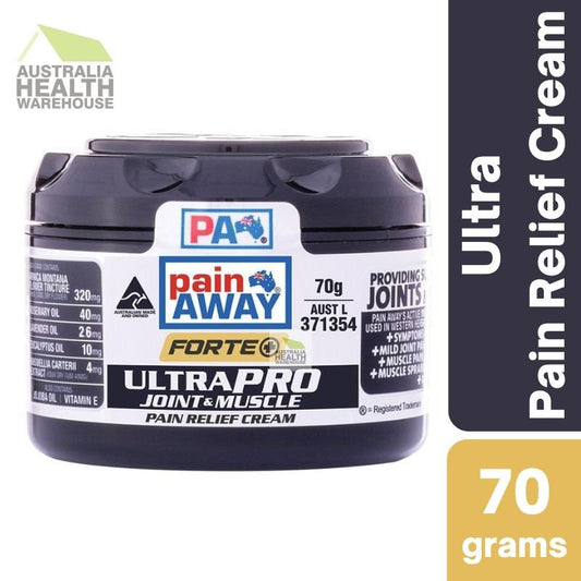 Pain Away Forte + Ultra Pro Joint & Muscle Pain Relief Cream 70g February 2026