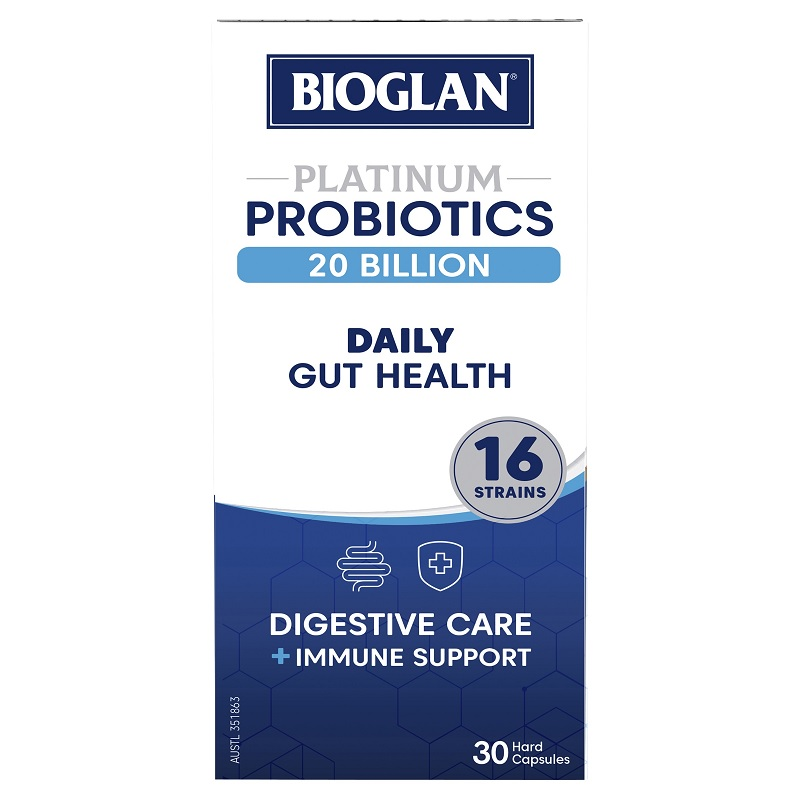 [Expiry: 08/2025] Bioglan Platinum Probiotics 20 Billion 30 Capsules