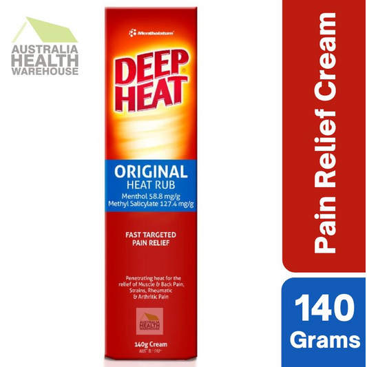 [Expiry: 10/2026] Deep Heat Original Heat Rub 140g