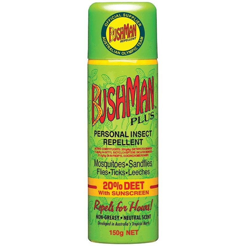 Bushman Plus 20% Deet Insect Repellent Aerosol 150g