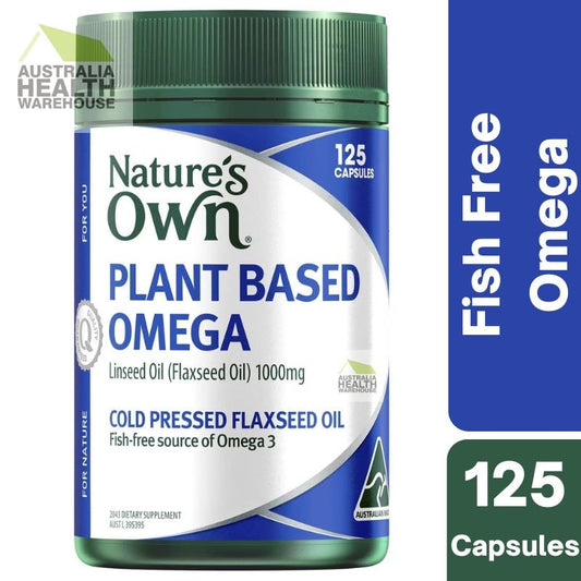 [CLEARANCE Expiry: 01/2025] Nature’s Own Plant Based Omega 125 Capsules