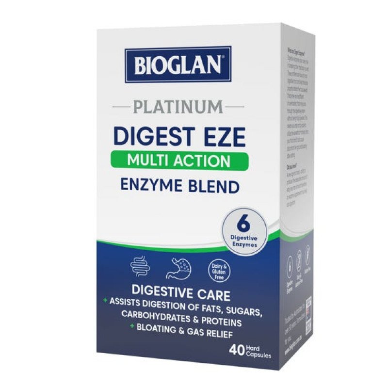 [Expiry: 09/2025] Bioglan Platinum Digest Eze 40 Capsules