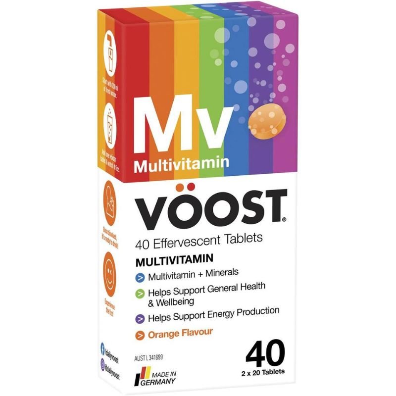 [Expiry: 07/2025] Voost Multivitamin Effervescent 40 Tablets