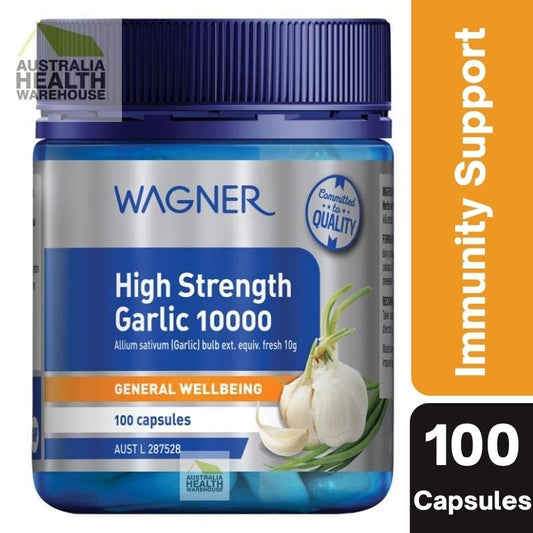 [Expiry: 09/2026] Wagner High Strength Garlic 10000 100 Capsules