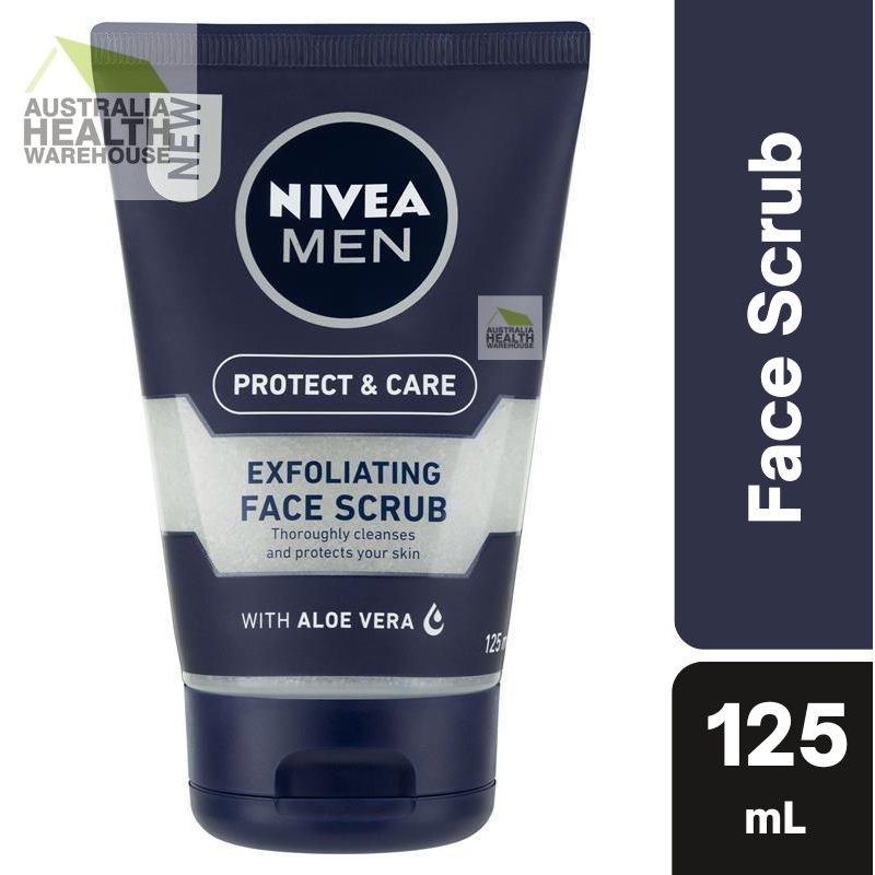 Nivea Men Protect & Care Exfoliating Face Scrub 125mL