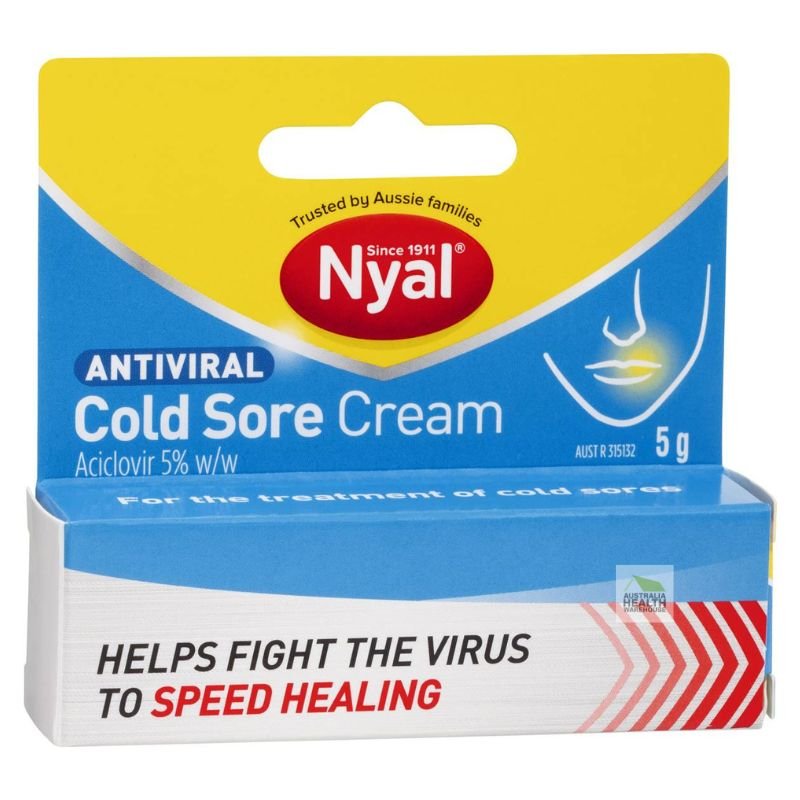 [Expiry: 11/2025] Nyal Antiviral Cold Sore Cream 5g