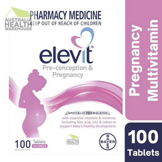 [Expiry: 11/2025] Elevit Pre-conception & Pregnancy Multivitamin 100 Tablets