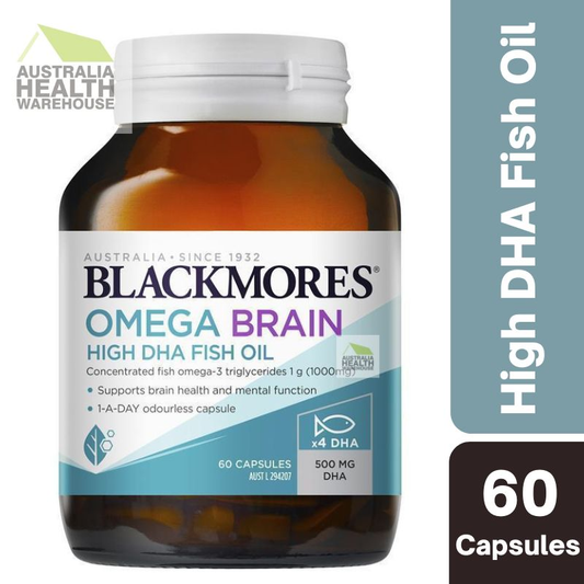 [Expiry: 10/2026] Blackmores Omega Brain 60 Capsules