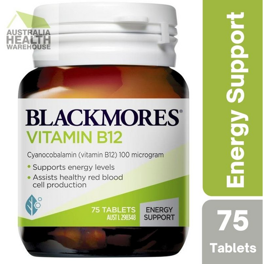 [Expiry: 12/2025] Blackmores Vitamin B12 75 Tablets