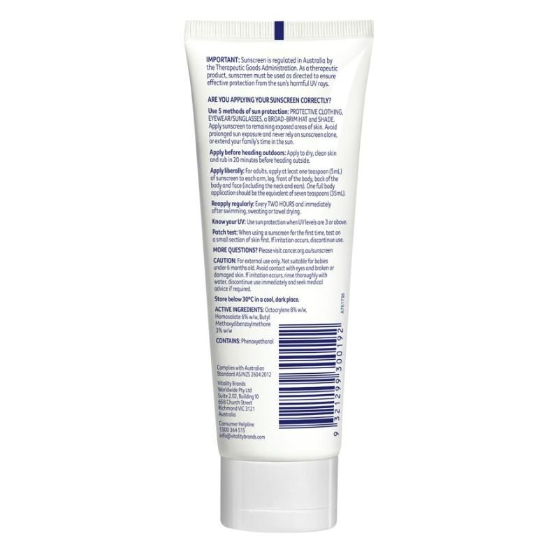 [Expiry: 08/2026] Cancer Council Face Day Wear Moisturiser Face & Body Matte Finish SPF 50+ 75mL (Blue)