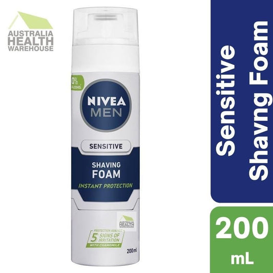 Nivea Men Shaving Foam for Sensitive Skin 200mL