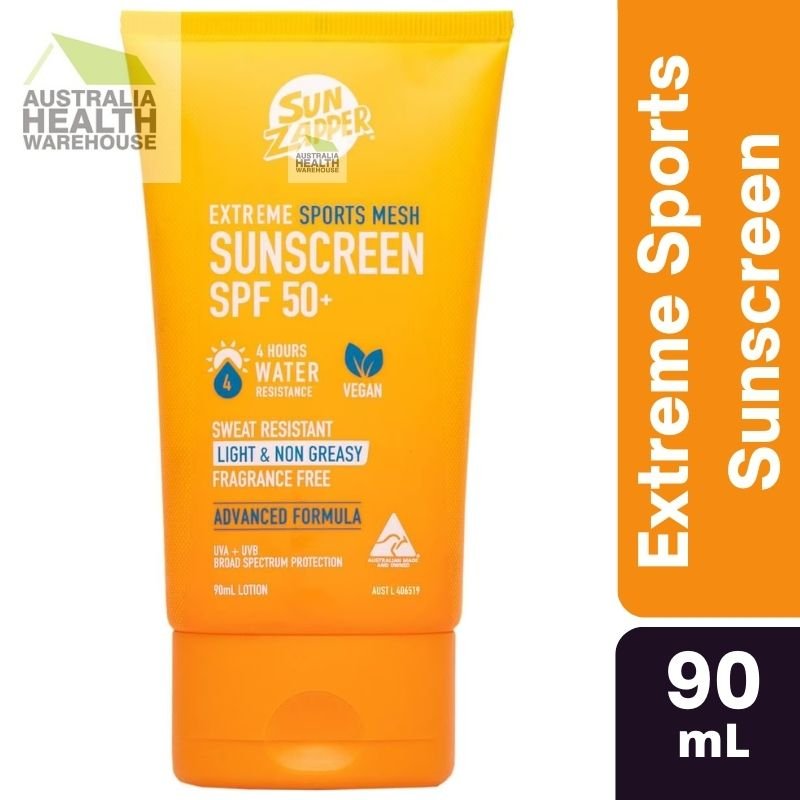 [Expiry: 06/2026] ] Sun Zapper Extreme Sports Mesh Sunscreen SPF 50+ 90mL